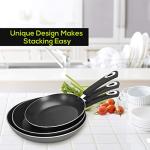 Non-Stick Frying Pan Set for Camping, 3-Piece