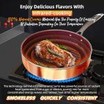 DUXANO 14PC Non-Stick Camping Cookware Set