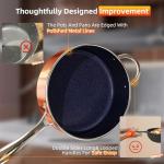 DUXANO 14PC Non-Stick Camping Cookware Set