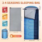 Waterproof 0 Degree XL Sleeping Bag for Camping