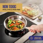 10-Piece Stainless Steel Cookware Set for Camping