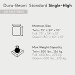 Intex Twin Size Air Mattress - 10in Height