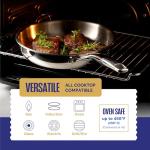 10-Piece Stainless Steel Cookware Set for Camping
