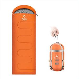 ECOOPRO Portable Warm Weather Sleeping Bag - Orange