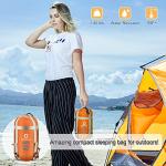 ECOOPRO Portable Warm Weather Sleeping Bag - Orange