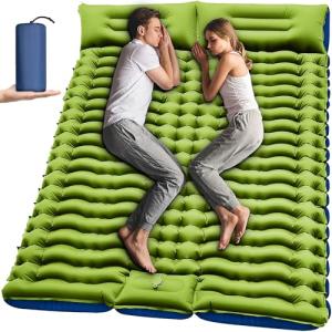Yuzonc Self-Inflating Double Sleeping Pad with Pillow