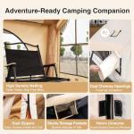 KNUO 2025 Waterproof Inflatable Camping Tent - 5-8 People