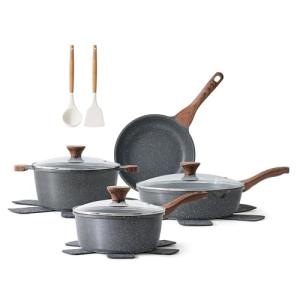 SENSARTE 13-Piece Nonstick Camping Cookware Set