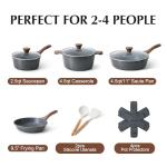 SENSARTE 13-Piece Nonstick Camping Cookware Set