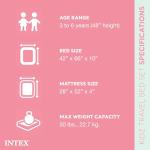 Intex Inflatable Kids Travel Bed Set