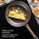 12-Piece Induction Nonstick Cookware Set in Bronze