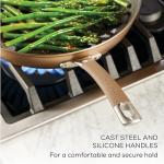 12-Piece Induction Nonstick Cookware Set in Bronze