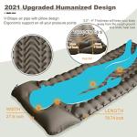 MEETPEAK Inflatable 4-Inch Camping Sleeping Pad