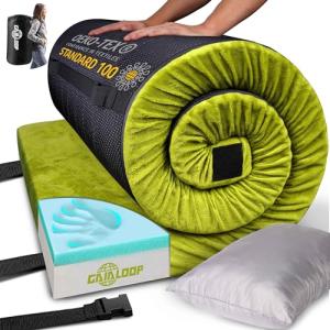 3-Inch Memory Foam Camping Mattress for Adults & Kids