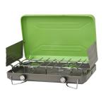Flame King Portable 2-Burner Camping Stove Grill