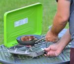 Flame King Portable 2-Burner Camping Stove Grill