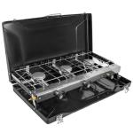 Portable 3-Burner Propane Camping Stove with Handle