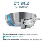 All-Clad Stainless Steel Skillet with Lid