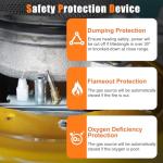 Mozodawn Portable 2-in-1 Propane Heater & Stove