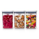 OXO Good Grips 3-Piece Square Container Set