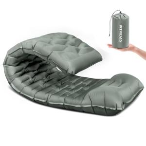 WTVIDAS Thick Ultralight Camping Sleeping Pad with Pillow