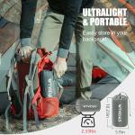 WTVIDAS Thick Ultralight Camping Sleeping Pad with Pillow