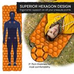 Ultralight Inflatable Camping Sleeping Pad with Kit