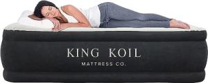King Koil Plush Twin Air Mattress with Pump