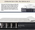 King Koil Plush Twin Air Mattress with Pump