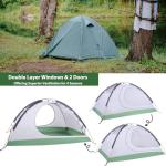 GEERTOP Waterproof 2-Person 4-Season Backpacking Tent