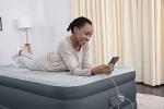 SleepLux Twin Air Mattress with Built-in Pump
