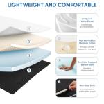Tri-Fold Memory Foam Mattress - Portable & Washable