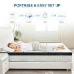 Tri-Fold Memory Foam Mattress - Portable & Washable