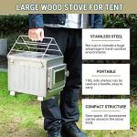 Portable Stainless Steel Camping Stove with Chimney