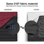 Queen-Sized Waterproof Flannel Double Sleeping Bag