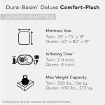 INTEK Twin Air Mattress with Built-In Pump