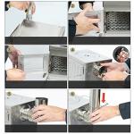Portable Stainless Steel Camping Stove with Chimney