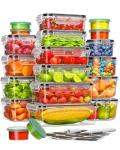 40-Piece Food Storage Containers with Lids Set