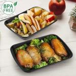 50-Pack Stackable Meal Prep Containers - 26 OZ