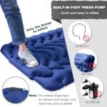 MEETPEAK 4-Inch Inflatable Camping Sleeping Pad