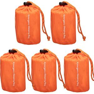 Emergency Survival Sleeping Bag 5 Pack - Waterproof
