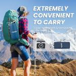 6'' Thick Inflatable Camping Sleeping Pad with Pillow