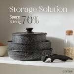 CAROTE Nonstick Cookware Set with Detachable Handles