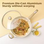 Sensarte 20-Piece Nonstick Ceramic Cookware Set