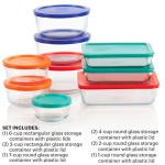 Versatile 9-Pack Glass Food Storage Set