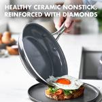 GreenPan Swift Healthy Ceramic Nonstick Frying Pan Set
