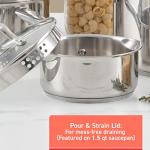 T-fal 11-Piece Stainless Steel Cookware Set