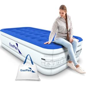 EnerPlex Double Height Air Mattress with Pump