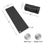 Waterproof Foam Sleeping Pad for Camping - Black
