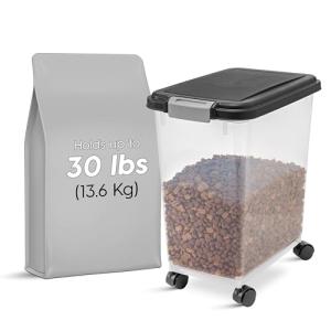 Airtight Pet Food Storage Container with Wheels